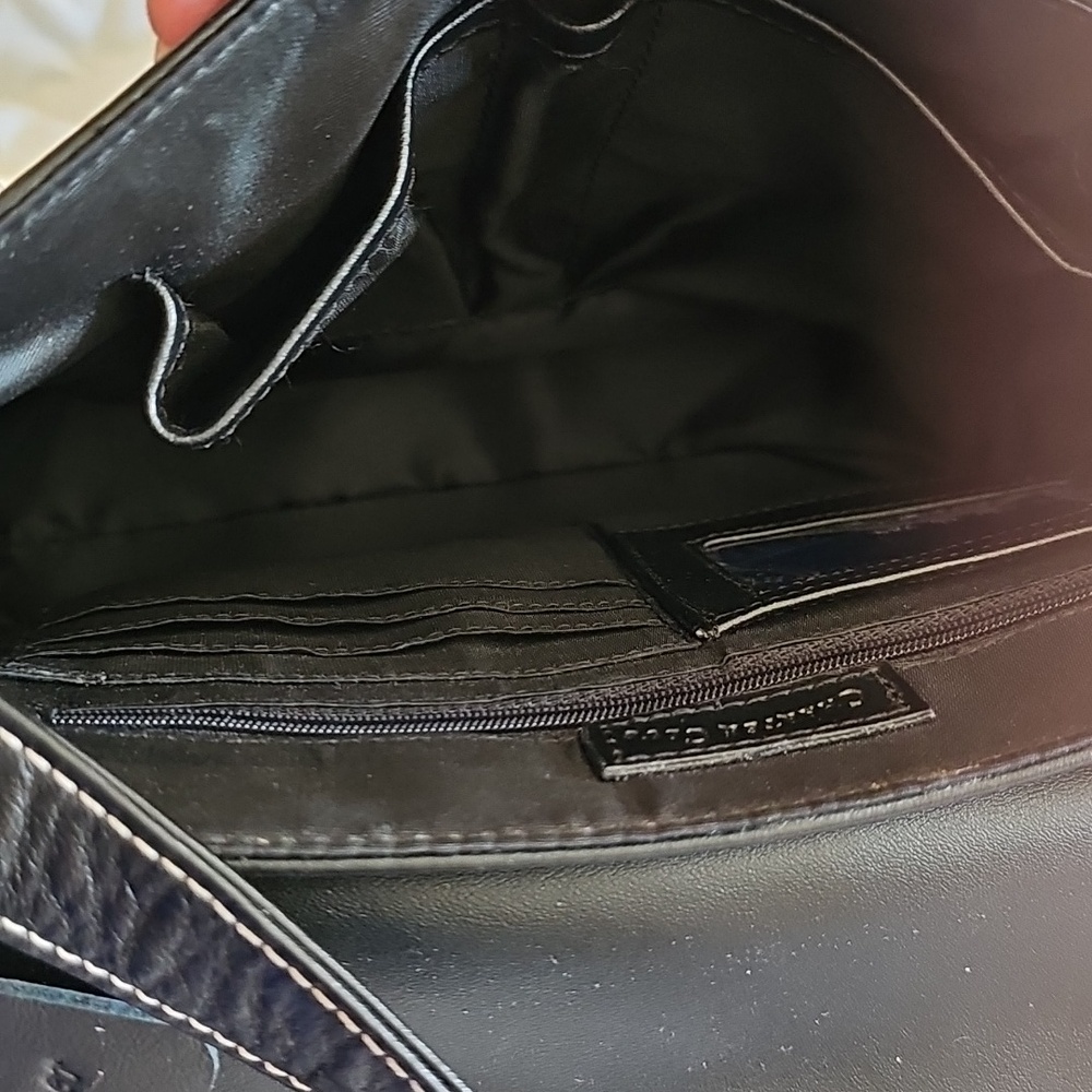 Charter Club Leather Crossbody Purse - Picture 10 of 11